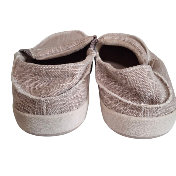 Geckoman Walk Hero Cream Canvas loafers Mens size 9 - Picture 3 of 4